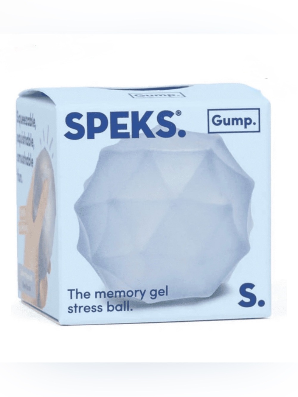 SPEKS Memory Gel Stress Ball - Light Blue